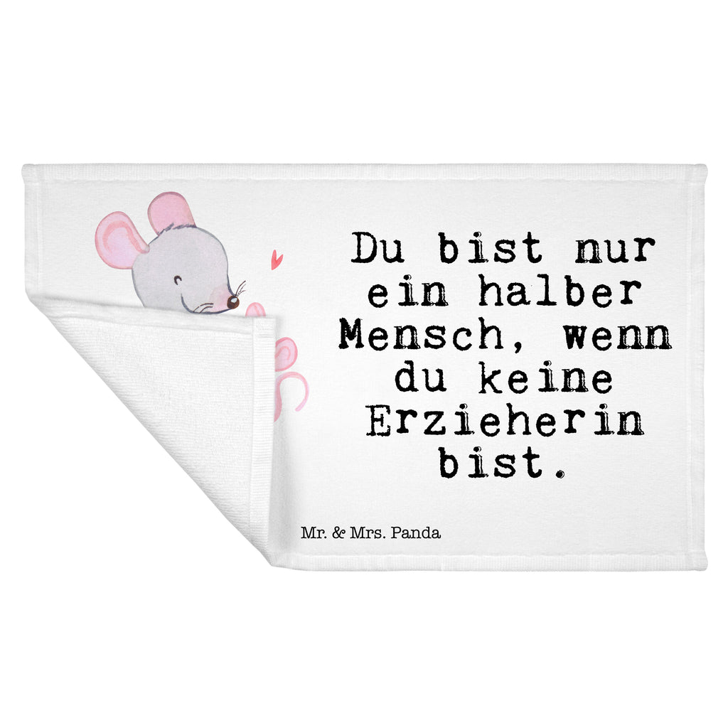 Gäste Handtuch Erzieherin mit Herz Gästetuch, Reisehandtuch, Sport Handtuch, Frottier, Kinder Handtuch, Beruf, Ausbildung, Jubiläum, Abschied, Rente, Kollege, Kollegin, Geschenk, Schenken, Arbeitskollege, Mitarbeiter, Firma, Danke, Dankeschön, Erzieherin, Kindergärtnerin, Pädagogin, Kindergarten, Abschiedsgeschenke Kindergarten