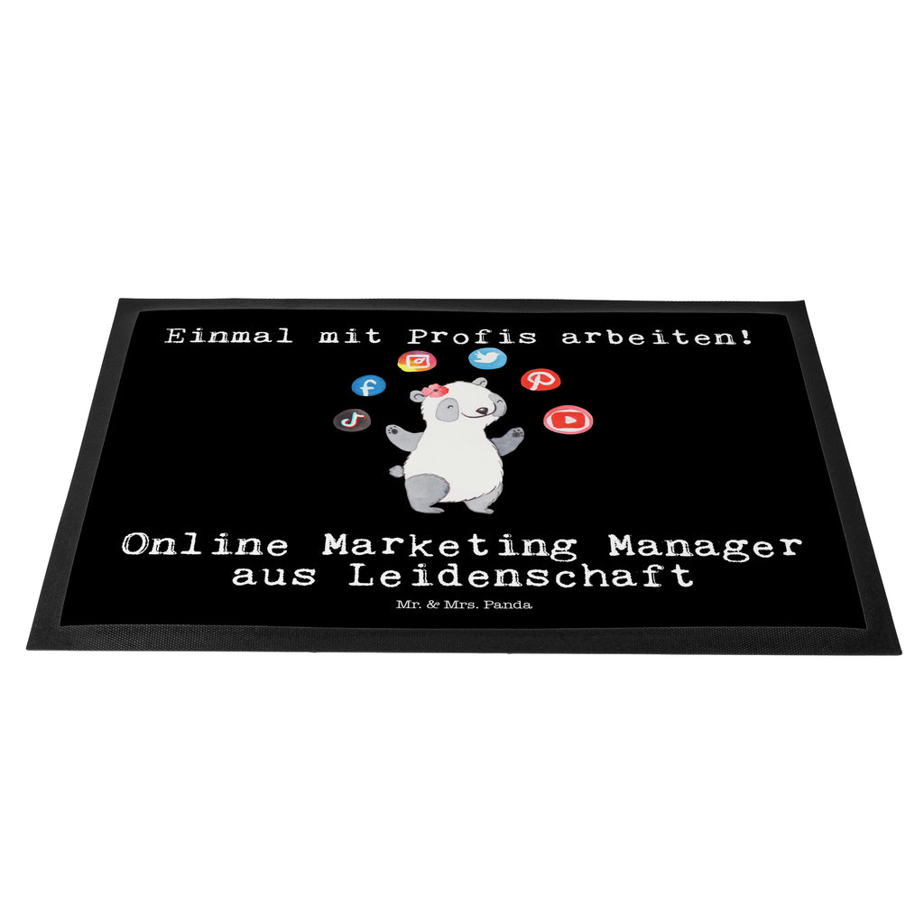 Fußmatte Online Marketing Manager aus Leidenschaft Türvorleger, Schmutzmatte, Fußabtreter, Matte, Schmutzfänger, Fußabstreifer, Schmutzfangmatte, Türmatte, Motivfußmatte, Haustürmatte, Vorleger, Beruf, Ausbildung, Jubiläum, Abschied, Rente, Kollege, Kollegin, Geschenk, Schenken, Arbeitskollege, Mitarbeiter, Firma, Danke, Dankeschön, Online Marketing, Manager, Marketingmanager, Influencer Marketing, Digital Marketing