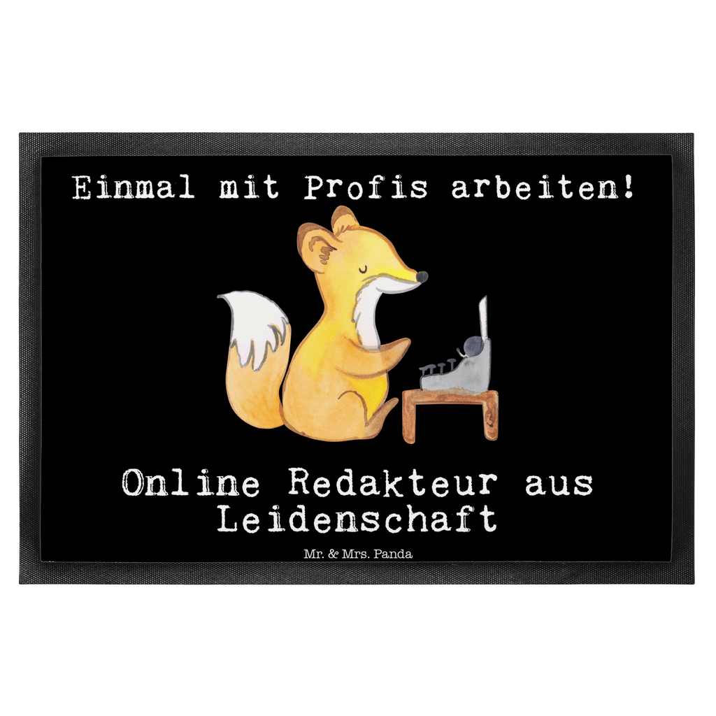 Fußmatte Online Redakteur aus Leidenschaft  Türvorleger, Schmutzmatte, Fußabtreter, Matte, Schmutzfänger, Fußabstreifer, Schmutzfangmatte, Türmatte, Motivfußmatte,  Haustürmatte, Vorleger  Beruf, Ausbildung, Jubiläum, Abschied, Rente, Kollege, Kollegin, Geschenk, Schenken, Arbeitskollege, Mitarbeiter, Firma, Danke, Dankeschön