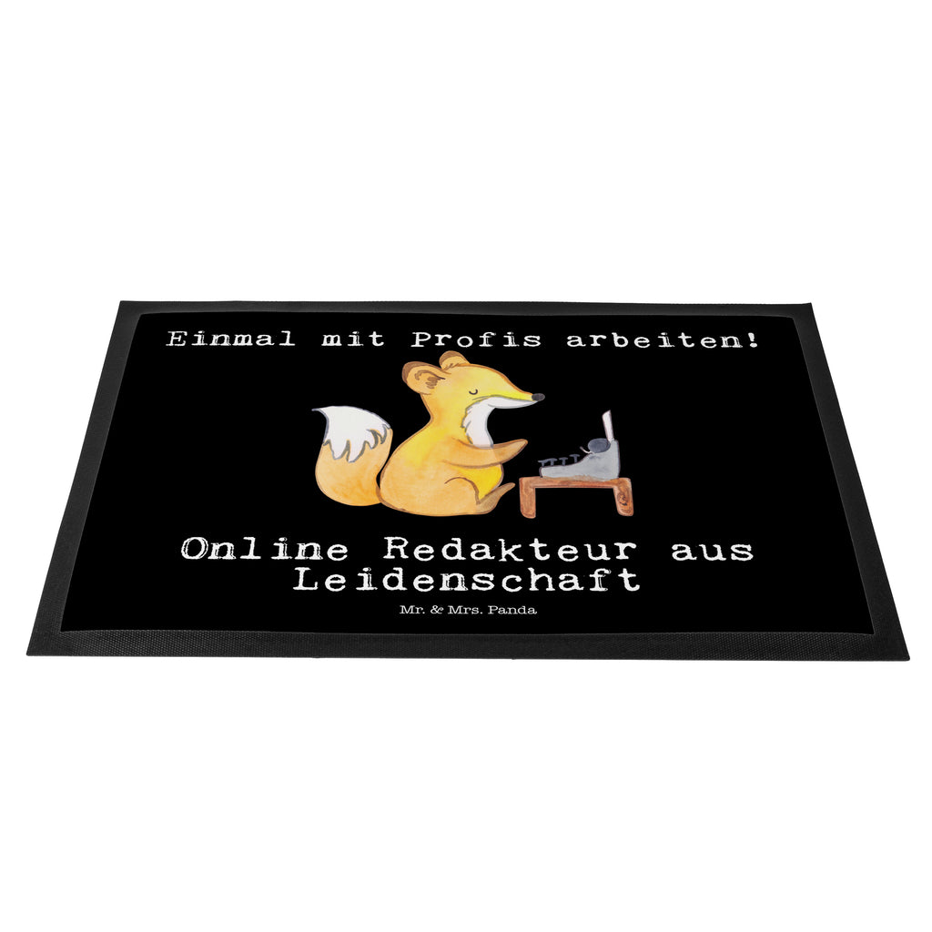 Fußmatte Online Redakteur aus Leidenschaft  Türvorleger, Schmutzmatte, Fußabtreter, Matte, Schmutzfänger, Fußabstreifer, Schmutzfangmatte, Türmatte, Motivfußmatte,  Haustürmatte, Vorleger  Beruf, Ausbildung, Jubiläum, Abschied, Rente, Kollege, Kollegin, Geschenk, Schenken, Arbeitskollege, Mitarbeiter, Firma, Danke, Dankeschön