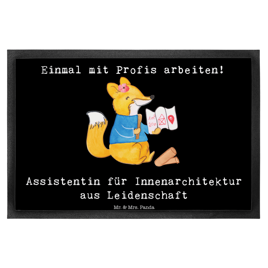 Fußmatte Assistentin für Innenarchitektur aus Leidenschaft  Türvorleger, Schmutzmatte, Fußabtreter, Matte, Schmutzfänger, Fußabstreifer, Schmutzfangmatte, Türmatte, Motivfußmatte,  Haustürmatte, Vorleger  Beruf, Ausbildung, Jubiläum, Abschied, Rente, Kollege, Kollegin, Geschenk, Schenken, Arbeitskollege, Mitarbeiter, Firma, Danke, Dankeschön
