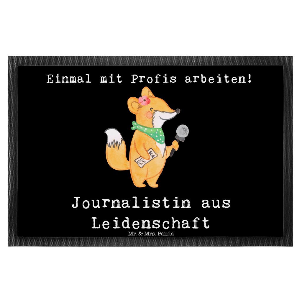 Fußmatte Journalistin aus Leidenschaft Türvorleger, Schmutzmatte, Fußabtreter, Matte, Schmutzfänger, Fußabstreifer, Schmutzfangmatte, Türmatte, Motivfußmatte, Haustürmatte, Vorleger, Beruf, Ausbildung, Jubiläum, Abschied, Rente, Kollege, Kollegin, Geschenk, Schenken, Arbeitskollege, Mitarbeiter, Firma, Danke, Dankeschön, Journalistin, Reporterin, Redakteurin, Pressebüro, Studium
