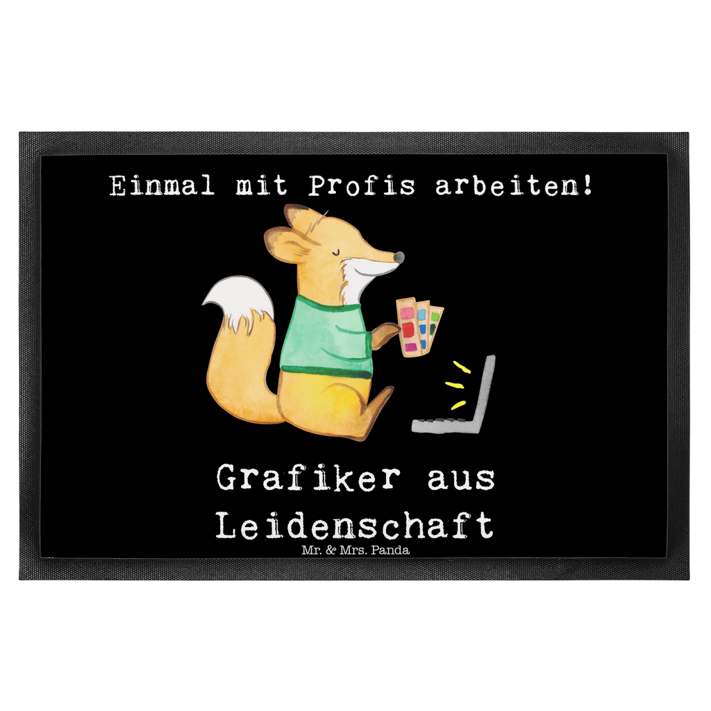 Fußmatte Grafiker aus Leidenschaft Türvorleger, Schmutzmatte, Fußabtreter, Matte, Schmutzfänger, Fußabstreifer, Schmutzfangmatte, Türmatte, Motivfußmatte, Haustürmatte, Vorleger, Beruf, Ausbildung, Jubiläum, Abschied, Rente, Kollege, Kollegin, Geschenk, Schenken, Arbeitskollege, Mitarbeiter, Firma, Danke, Dankeschön, Grafiker, Designer, Mediengestalter, Grafikdesigner