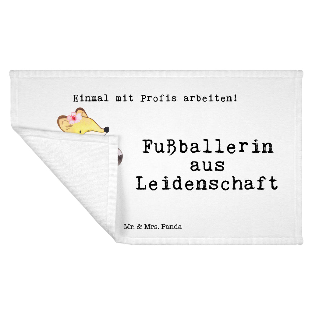 Gäste Handtuch Fußballerin aus Leidenschaft Gästetuch, Reisehandtuch, Sport Handtuch, Frottier, Kinder Handtuch, Beruf, Ausbildung, Jubiläum, Abschied, Rente, Kollege, Kollegin, Geschenk, Schenken, Arbeitskollege, Mitarbeiter, Firma, Danke, Dankeschön, Fußballerin, Fußballspielerin, Profi Fußballerin, Fußballspiel, Glücksbringer