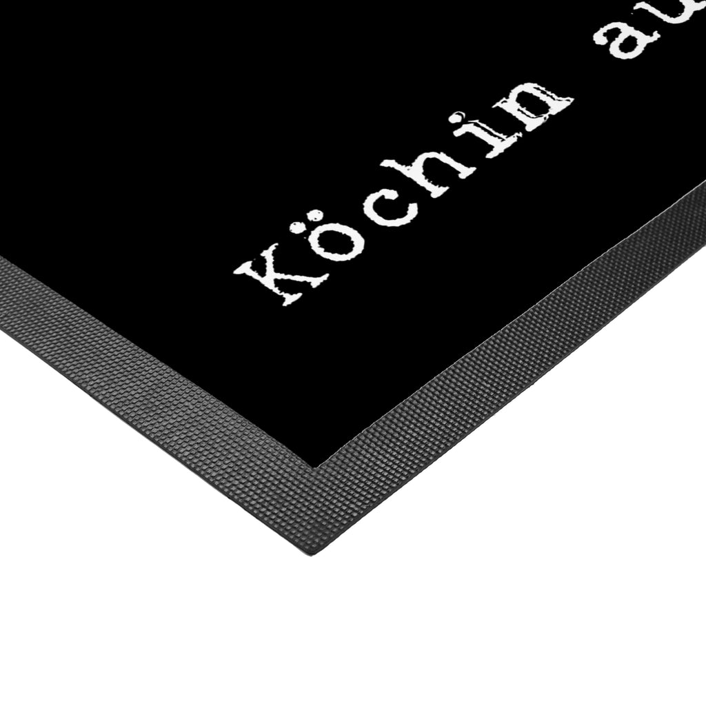 Fußmatte Köchin aus Leidenschaft Köchin, Chefköchin, Küchenchefin, Küchenmeisterin, Schiffsköchin, Sterneköchin, Fernsehköchin, Restaurant,  Türvorleger, Schmutzmatte, Fußabtreter, Matte, Schmutzfänger, Fußabstreifer, Schmutzfangmatte, Türmatte, Motivfußmatte,  Haustürmatte, Vorleger  Beruf, Ausbildung, Jubiläum, Abschied, Rente, Kollege, Kollegin, Geschenk, Schenken, Arbeitskollege, Mitarbeiter, Firma, Danke, Dankeschön