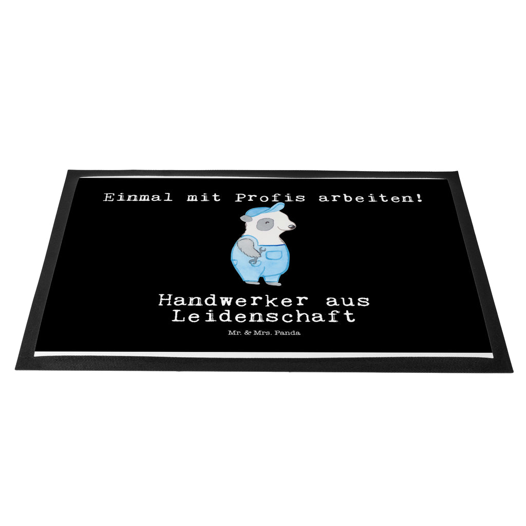 Fußmatte Handwerker aus Leidenschaft Handwerker, Gesellenprüfung, Handwerksbetrieb, Schrauber, Werkstatt,  Türvorleger, Schmutzmatte, Fußabtreter, Matte, Schmutzfänger, Fußabstreifer, Schmutzfangmatte, Türmatte, Motivfußmatte,  Haustürmatte, Vorleger  Beruf, Ausbildung, Jubiläum, Abschied, Rente, Kollege, Kollegin, Geschenk, Schenken, Arbeitskollege, Mitarbeiter, Firma, Danke, Dankeschön