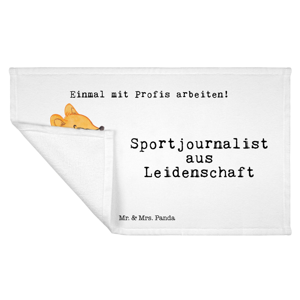 Gäste Handtuch Sportjournalist aus Leidenschaft Gästetuch, Reisehandtuch, Sport Handtuch, Frottier, Kinder Handtuch, Beruf, Ausbildung, Jubiläum, Abschied, Rente, Kollege, Kollegin, Geschenk, Schenken, Arbeitskollege, Mitarbeiter, Firma, Danke, Dankeschön, Sportjournalist, Journalist, Reporter, Redakteur, Pressebüro, Studium
