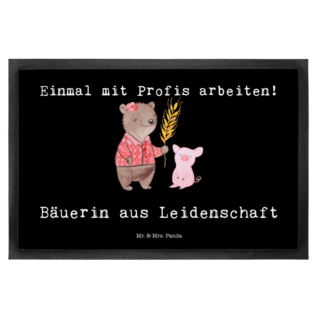 Fußmatte Bäuerin aus Leidenschaft Landwirtin, Bäuerin, Tierwirtin, Agronomin, Farmerin, Bauernhof,  Türvorleger, Schmutzmatte, Fußabtreter, Matte, Schmutzfänger, Fußabstreifer, Schmutzfangmatte, Türmatte, Motivfußmatte,  Haustürmatte, Vorleger  Beruf, Ausbildung, Jubiläum, Abschied, Rente, Kollege, Kollegin, Geschenk, Schenken, Arbeitskollege, Mitarbeiter, Firma, Danke, Dankeschön