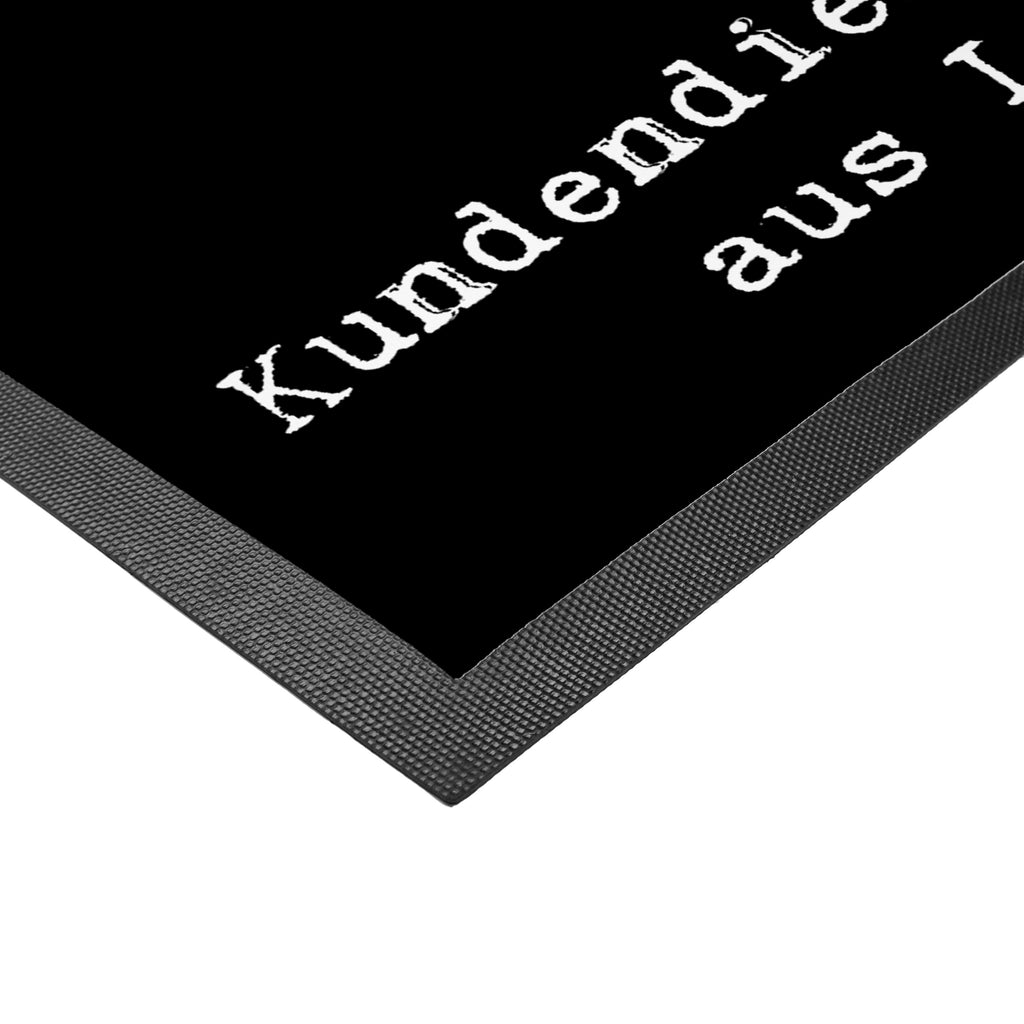 Fußmatte Kundendienstmitarbeiterin aus Leidenschaft Kundendienstmitarbeiterin, Callcenteragentin, customer service, backoffice mitarbeiter,  Türvorleger, Schmutzmatte, Fußabtreter, Matte, Schmutzfänger, Fußabstreifer, Schmutzfangmatte, Türmatte, Motivfußmatte,  Haustürmatte, Vorleger  Beruf, Ausbildung, Jubiläum, Abschied, Rente, Kollege, Kollegin, Geschenk, Schenken, Arbeitskollege, Mitarbeiter, Firma, Danke, Dankeschön