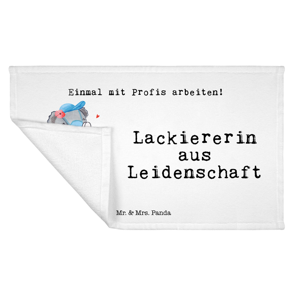 Gäste Handtuch Lackiererin aus Leidenschaft Gästetuch, Reisehandtuch, Sport Handtuch, Frottier, Kinder Handtuch, Beruf, Ausbildung, Jubiläum, Abschied, Rente, Kollege, Kollegin, Geschenk, Schenken, Arbeitskollege, Mitarbeiter, Firma, Danke, Dankeschön, Lackiererin, Lackierermeisterin, Werkstatt Lackiererin, Gesellenprüfung