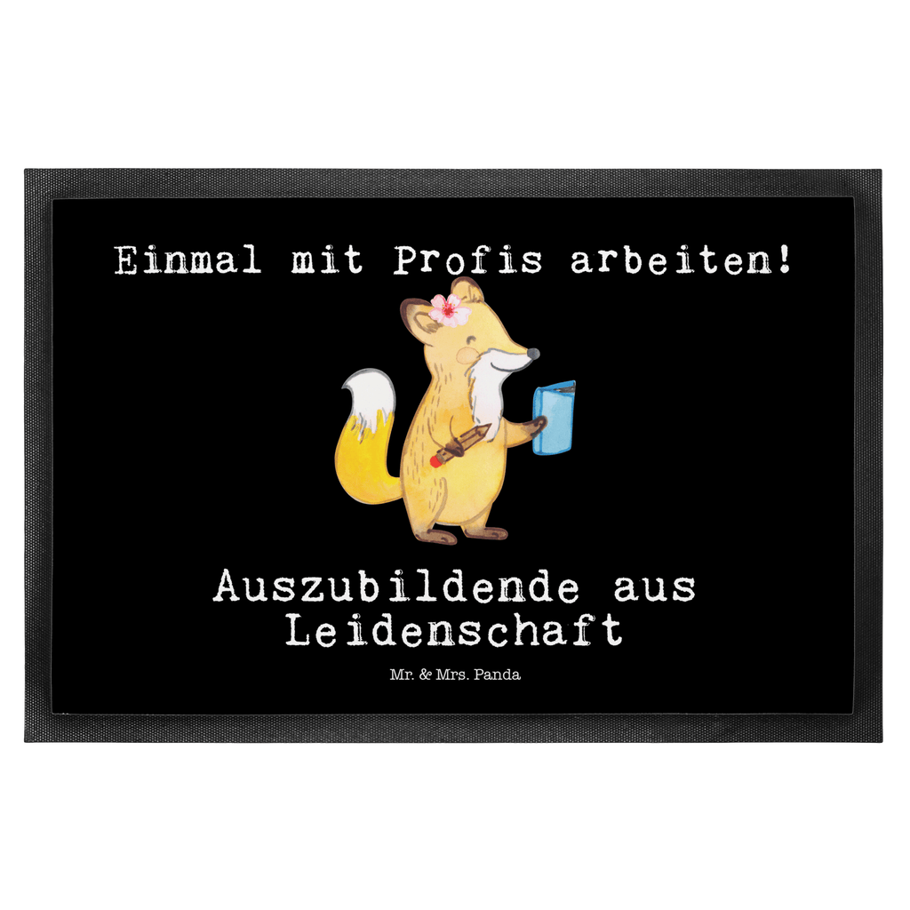 Fußmatte Auszubildende aus Leidenschaft Auszubildende, Azubine, Ausbildungsbeginn, Abschlussprüfung, Beginn der Ausbildung, Glücksbringer zur Ausbildung, Türvorleger, Schmutzmatte, Fußabtreter, Matte, Schmutzfänger, Fußabstreifer, Schmutzfangmatte, Türmatte, Motivfußmatte,  Haustürmatte, Vorleger  Beruf, Ausbildung, Jubiläum, Abschied, Rente, Kollege, Kollegin, Geschenk, Schenken, Arbeitskollege, Mitarbeiter, Firma, Danke, Dankeschön