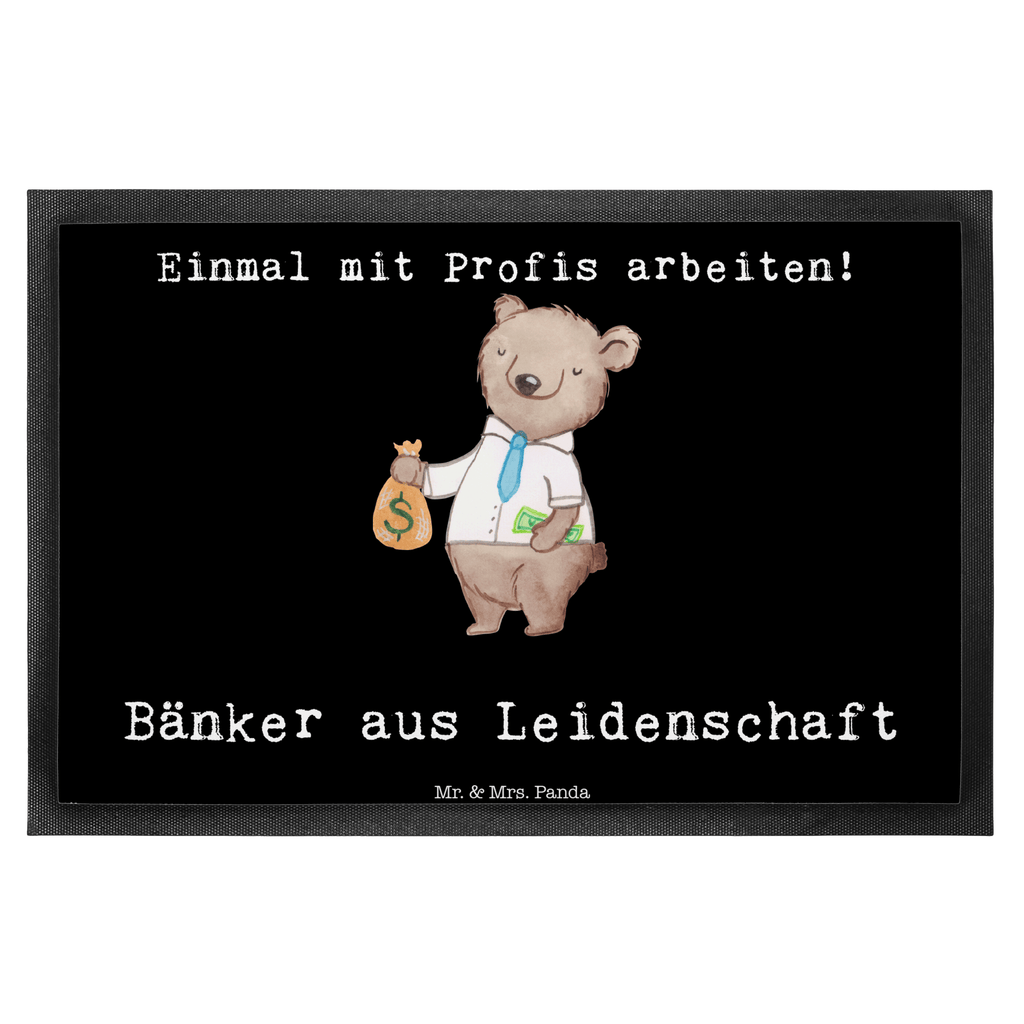 Fußmatte Bänker aus Leidenschaft Bänker, Bankfachmann, Bankangestellter, Bankberater Türvorleger, Schmutzmatte, Fußabtreter, Matte, Schmutzfänger, Fußabstreifer, Schmutzfangmatte, Türmatte, Motivfußmatte,  Haustürmatte, Vorleger  Beruf, Ausbildung, Jubiläum, Abschied, Rente, Kollege, Kollegin, Geschenk, Schenken, Arbeitskollege, Mitarbeiter, Firma, Danke, Dankeschön