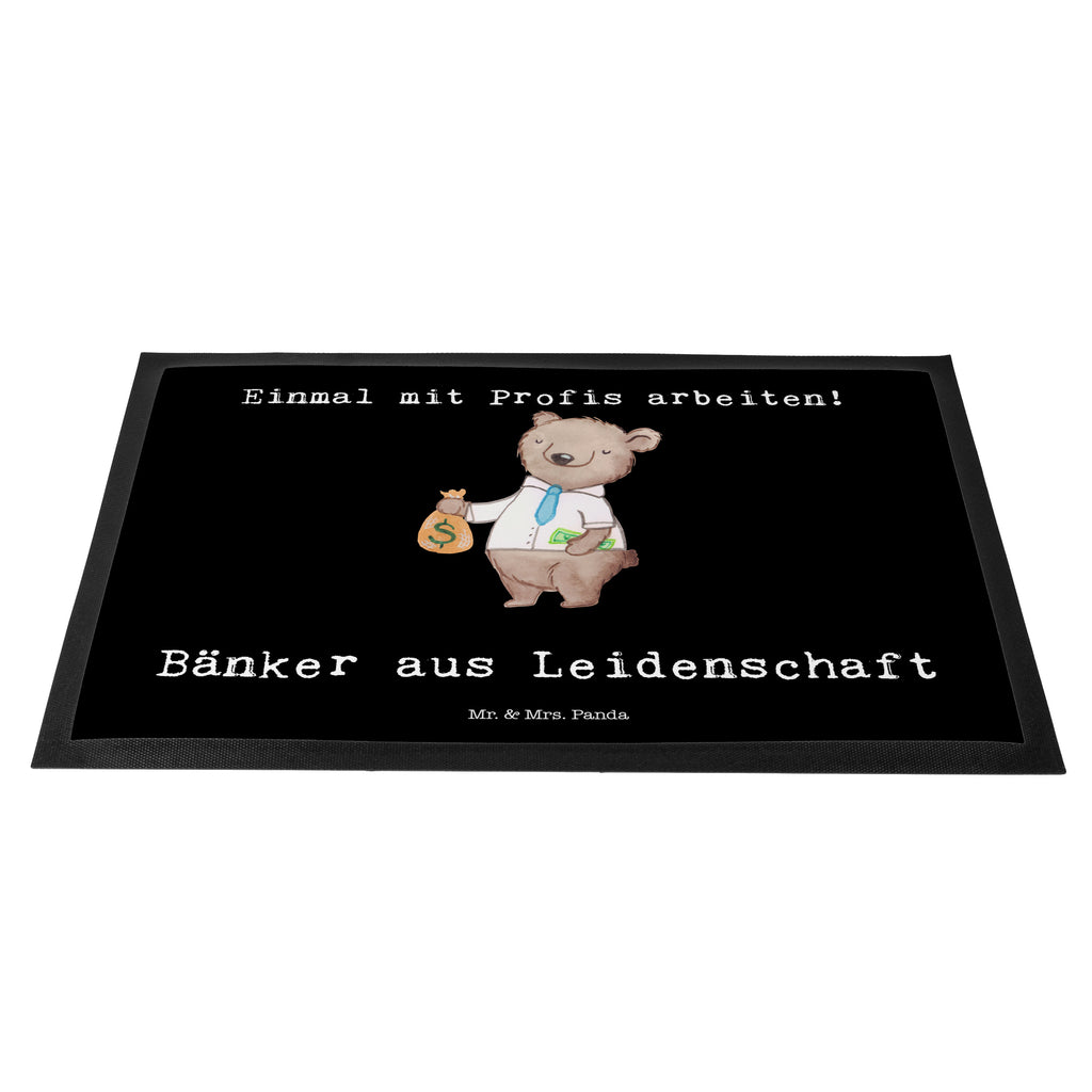 Fußmatte Bänker aus Leidenschaft Bänker, Bankfachmann, Bankangestellter, Bankberater Türvorleger, Schmutzmatte, Fußabtreter, Matte, Schmutzfänger, Fußabstreifer, Schmutzfangmatte, Türmatte, Motivfußmatte,  Haustürmatte, Vorleger  Beruf, Ausbildung, Jubiläum, Abschied, Rente, Kollege, Kollegin, Geschenk, Schenken, Arbeitskollege, Mitarbeiter, Firma, Danke, Dankeschön