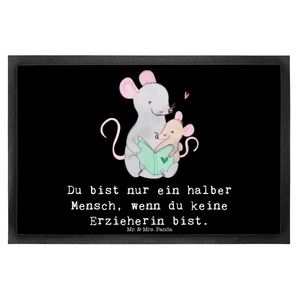 Fußmatte Erzieherin mit Herz Erzieherin, Kindergärtnerin, Pädagogin,  Türvorleger, Schmutzmatte, Fußabtreter, Matte, Schmutzfänger, Fußabstreifer, Schmutzfangmatte, Türmatte, Motivfußmatte,  Haustürmatte, Vorleger  Beruf, Ausbildung, Jubiläum, Abschied, Rente, Kollege, Kollegin, Geschenk, Schenken, Arbeitskollege, Mitarbeiter, Firma, Danke, Dankeschön