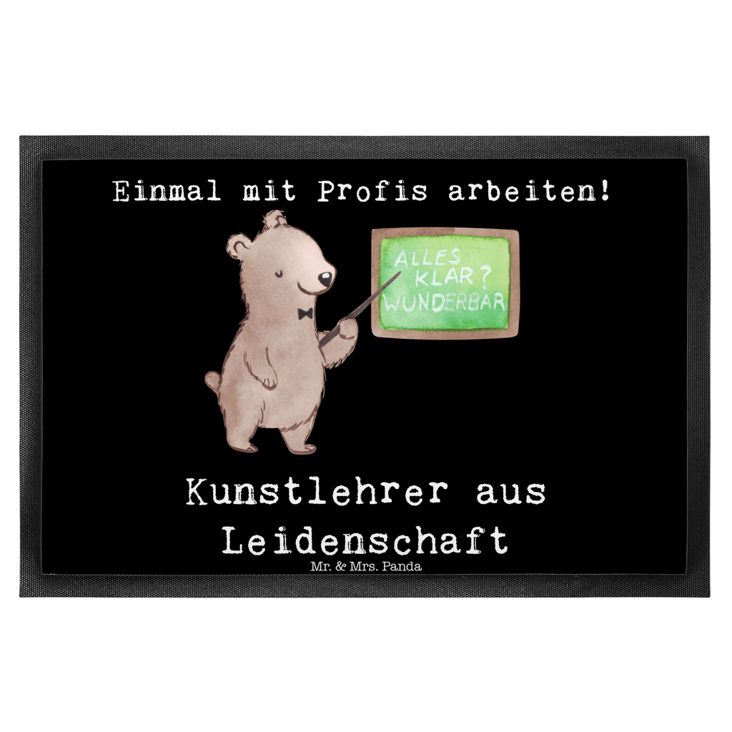 Fußmatte Kunstlehrer aus Leidenschaft Kunstlehrer, Kunstunterricht, Kunstschule,  Türvorleger, Schmutzmatte, Fußabtreter, Matte, Schmutzfänger, Fußabstreifer, Schmutzfangmatte, Türmatte, Motivfußmatte,  Haustürmatte, Vorleger  Beruf, Ausbildung, Jubiläum, Abschied, Rente, Kollege, Kollegin, Geschenk, Schenken, Arbeitskollege, Mitarbeiter, Firma, Danke, Dankeschön