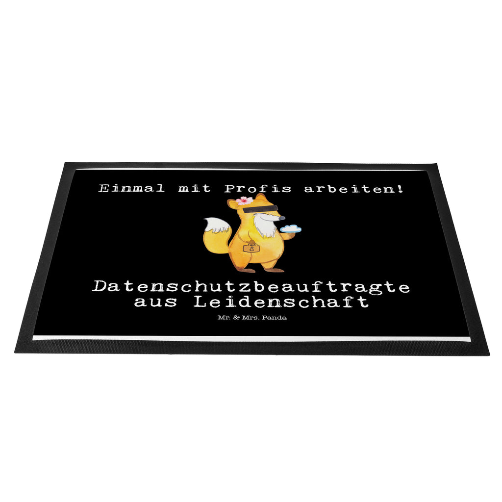 Fußmatte Datenschutzbeauftragte aus Leidenschaft Datenschutzbeauftragte,  Datenschutz, Datenschützerin, Anonymität,  Türvorleger, Schmutzmatte, Fußabtreter, Matte, Schmutzfänger, Fußabstreifer, Schmutzfangmatte, Türmatte, Motivfußmatte,  Haustürmatte, Vorleger  Beruf, Ausbildung, Jubiläum, Abschied, Rente, Kollege, Kollegin, Geschenk, Schenken, Arbeitskollege, Mitarbeiter, Firma, Danke, Dankeschön