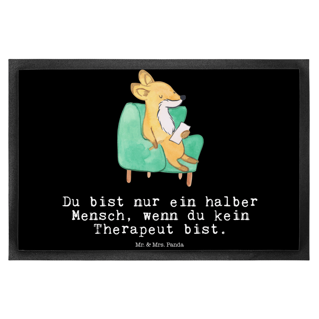 Fußmatte Therapeut mit Herz Türvorleger, Schmutzmatte, Fußabtreter, Matte, Schmutzfänger, Fußabstreifer, Schmutzfangmatte, Türmatte, Motivfußmatte, Haustürmatte, Vorleger, Beruf, Ausbildung, Jubiläum, Abschied, Rente, Kollege, Kollegin, Geschenk, Schenken, Arbeitskollege, Mitarbeiter, Firma, Danke, Dankeschön
