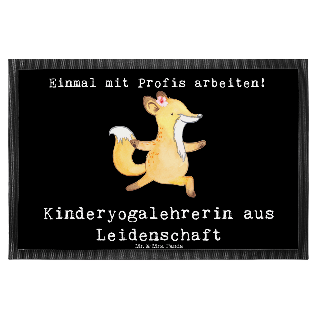 Fußmatte Kinderyogalehrerin aus Leidenschaft Türvorleger, Schmutzmatte, Fußabtreter, Matte, Schmutzfänger, Fußabstreifer, Schmutzfangmatte, Türmatte, Motivfußmatte, Haustürmatte, Vorleger, Beruf, Ausbildung, Jubiläum, Abschied, Rente, Kollege, Kollegin, Geschenk, Schenken, Arbeitskollege, Mitarbeiter, Firma, Danke, Dankeschön