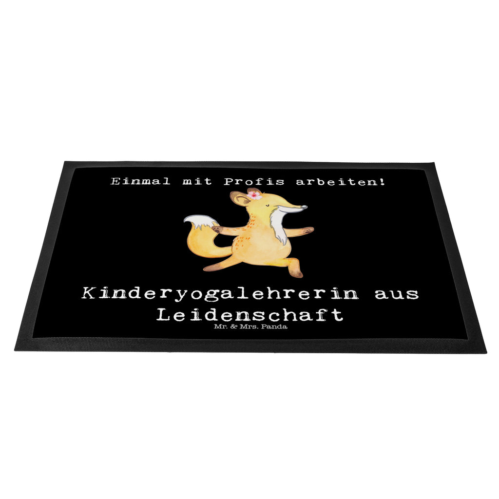 Fußmatte Kinderyogalehrerin aus Leidenschaft Türvorleger, Schmutzmatte, Fußabtreter, Matte, Schmutzfänger, Fußabstreifer, Schmutzfangmatte, Türmatte, Motivfußmatte, Haustürmatte, Vorleger, Beruf, Ausbildung, Jubiläum, Abschied, Rente, Kollege, Kollegin, Geschenk, Schenken, Arbeitskollege, Mitarbeiter, Firma, Danke, Dankeschön