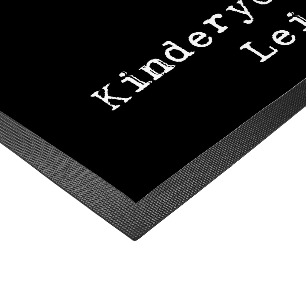 Fußmatte Kinderyogalehrerin aus Leidenschaft Türvorleger, Schmutzmatte, Fußabtreter, Matte, Schmutzfänger, Fußabstreifer, Schmutzfangmatte, Türmatte, Motivfußmatte, Haustürmatte, Vorleger, Beruf, Ausbildung, Jubiläum, Abschied, Rente, Kollege, Kollegin, Geschenk, Schenken, Arbeitskollege, Mitarbeiter, Firma, Danke, Dankeschön