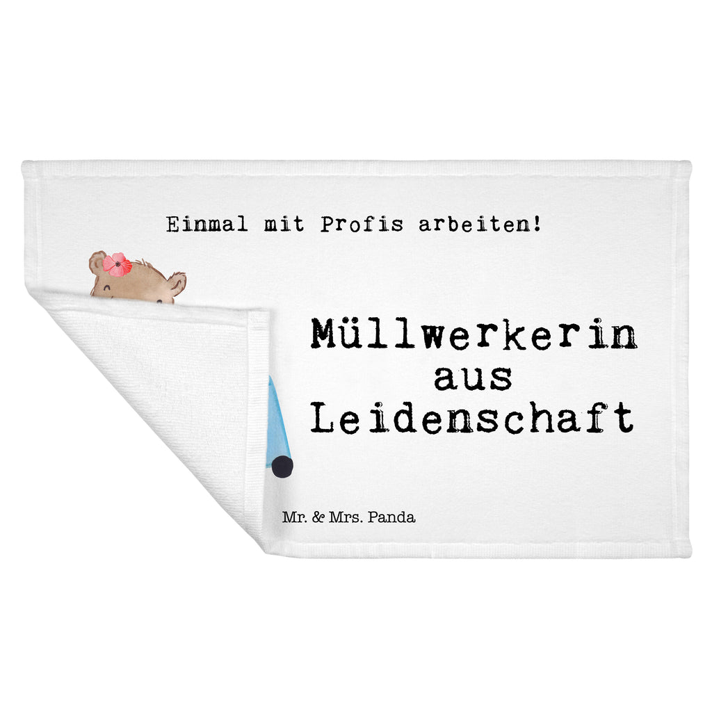 Gäste Handtuch Müllwerkerin aus Leidenschaft Gästetuch, Reisehandtuch, Sport Handtuch, Frottier, Kinder Handtuch, Beruf, Ausbildung, Jubiläum, Abschied, Rente, Kollege, Kollegin, Geschenk, Schenken, Arbeitskollege, Mitarbeiter, Firma, Danke, Dankeschön, Müllwerkerin, Fachkraft Kreislauf- und Abfallwirtschaft, Müllentsorgerin, Kehrichtfrau, Müllfrau, Müllfahreriin