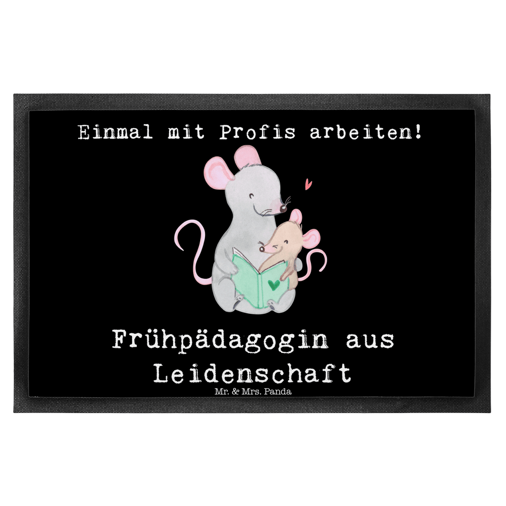 Fußmatte Frühpädagogin aus Leidenschaft Frühpädagogin, Frühpädagogik, Ausbildung, Studium,  Türvorleger, Schmutzmatte, Fußabtreter, Matte, Schmutzfänger, Fußabstreifer, Schmutzfangmatte, Türmatte, Motivfußmatte,  Haustürmatte, Vorleger  Beruf, Ausbildung, Jubiläum, Abschied, Rente, Kollege, Kollegin, Geschenk, Schenken, Arbeitskollege, Mitarbeiter, Firma, Danke, Dankeschön