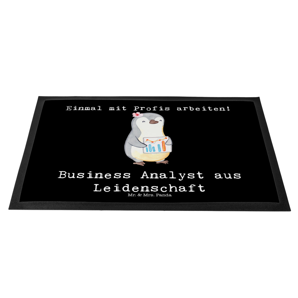 Fußmatte Business Analyst aus Leidenschaft  Türvorleger, Schmutzmatte, Fußabtreter, Matte, Schmutzfänger, Fußabstreifer, Schmutzfangmatte, Türmatte, Motivfußmatte,  Haustürmatte, Vorleger  Beruf, Ausbildung, Jubiläum, Abschied, Rente, Kollege, Kollegin, Geschenk, Schenken, Arbeitskollege, Mitarbeiter, Firma, Danke, Dankeschön