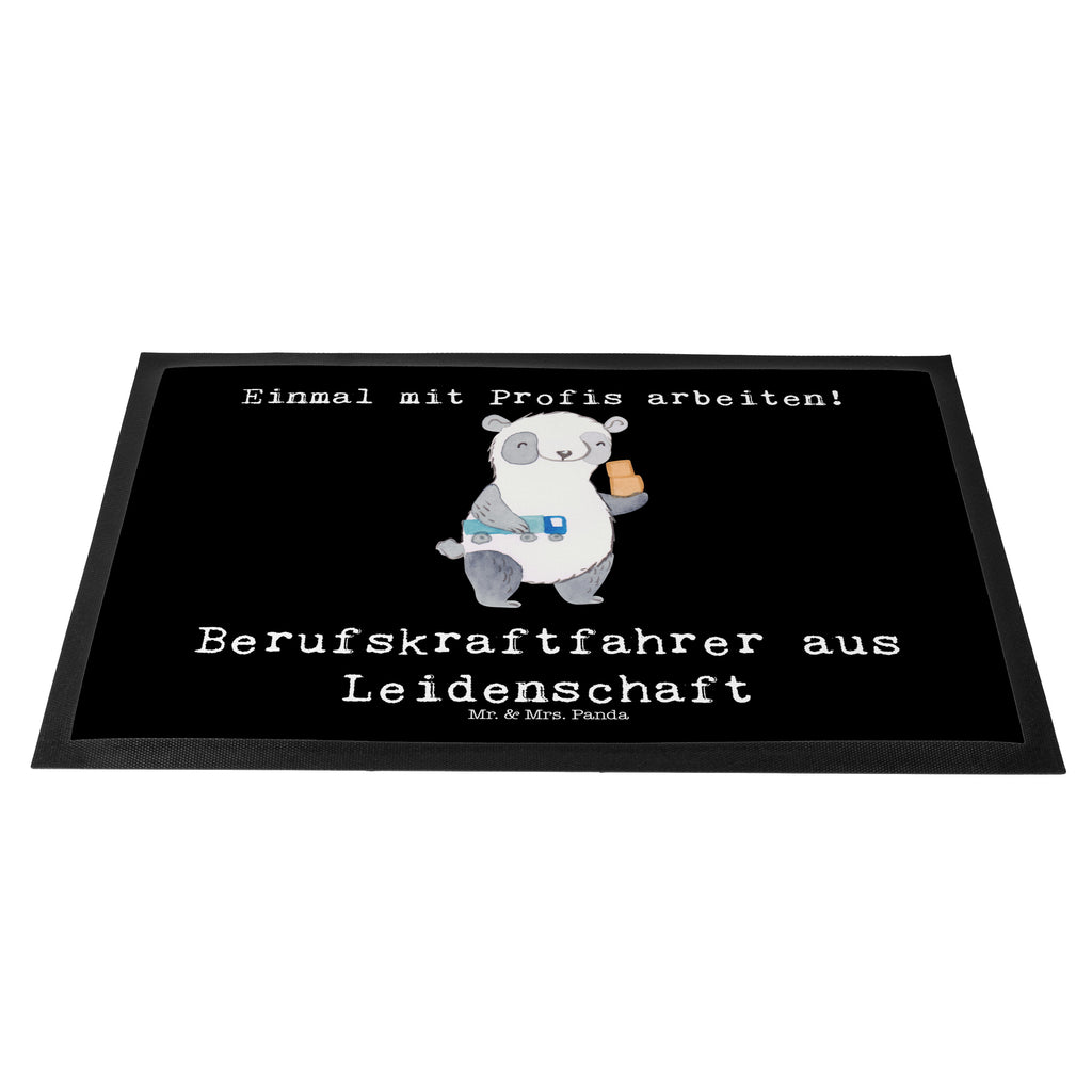 Fußmatte Berufskraftfahrer aus Leidenschaft  Türvorleger, Schmutzmatte, Fußabtreter, Matte, Schmutzfänger, Fußabstreifer, Schmutzfangmatte, Türmatte, Motivfußmatte,  Haustürmatte, Vorleger  Beruf, Ausbildung, Jubiläum, Abschied, Rente, Kollege, Kollegin, Geschenk, Schenken, Arbeitskollege, Mitarbeiter, Firma, Danke, Dankeschön
