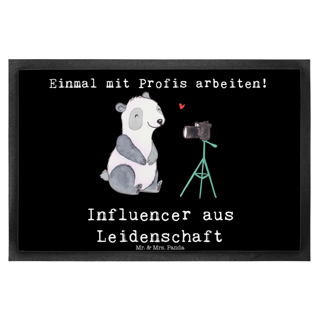Fußmatte Influencer aus Leidenschaft Türvorleger, Schmutzmatte, Fußabtreter, Matte, Schmutzfänger, Fußabstreifer, Schmutzfangmatte, Türmatte, Motivfußmatte, Haustürmatte, Vorleger, Beruf, Ausbildung, Jubiläum, Abschied, Rente, Kollege, Kollegin, Geschenk, Schenken, Arbeitskollege, Mitarbeiter, Firma, Danke, Dankeschön