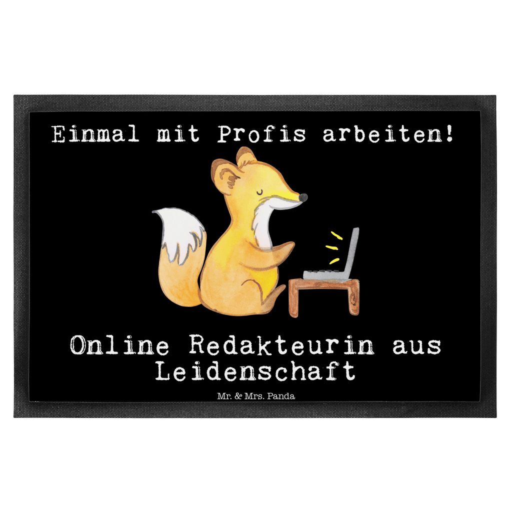 Fußmatte Online Redakteurin aus Leidenschaft  Türvorleger, Schmutzmatte, Fußabtreter, Matte, Schmutzfänger, Fußabstreifer, Schmutzfangmatte, Türmatte, Motivfußmatte,  Haustürmatte, Vorleger  Beruf, Ausbildung, Jubiläum, Abschied, Rente, Kollege, Kollegin, Geschenk, Schenken, Arbeitskollege, Mitarbeiter, Firma, Danke, Dankeschön