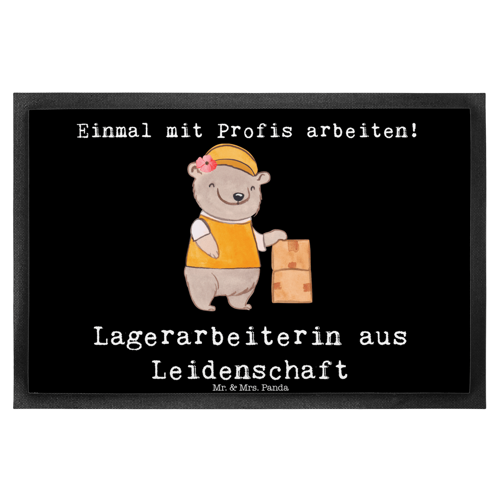 Fußmatte Lagerarbeiterin aus Leidenschaft Türvorleger, Schmutzmatte, Fußabtreter, Matte, Schmutzfänger, Fußabstreifer, Schmutzfangmatte, Türmatte, Motivfußmatte, Haustürmatte, Vorleger, Beruf, Ausbildung, Jubiläum, Abschied, Rente, Kollege, Kollegin, Geschenk, Schenken, Arbeitskollege, Mitarbeiter, Firma, Danke, Dankeschön, Lagerarbeiterin, Fachlageristin, Lageristin, Lagerverwalterin