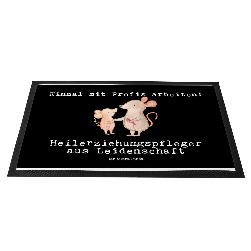 Fußmatte Heilerziehungspfleger aus Leidenschaft Heilerziehungspfleger, Heilpädagoge, Ausbildung Türvorleger, Schmutzmatte, Fußabtreter, Matte, Schmutzfänger, Fußabstreifer, Schmutzfangmatte, Türmatte, Motivfußmatte,  Haustürmatte, Vorleger  Beruf, Ausbildung, Jubiläum, Abschied, Rente, Kollege, Kollegin, Geschenk, Schenken, Arbeitskollege, Mitarbeiter, Firma, Danke, Dankeschön