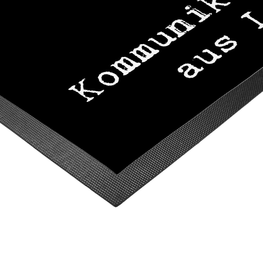 Fußmatte Kommunikationsmanagerin aus Leidenschaft Kommunikationsmanagerin, studium, interkulturelle kommunikation, communications manager,  Türvorleger, Schmutzmatte, Fußabtreter, Matte, Schmutzfänger, Fußabstreifer, Schmutzfangmatte, Türmatte, Motivfußmatte,  Haustürmatte, Vorleger  Beruf, Ausbildung, Jubiläum, Abschied, Rente, Kollege, Kollegin, Geschenk, Schenken, Arbeitskollege, Mitarbeiter, Firma, Danke, Dankeschön