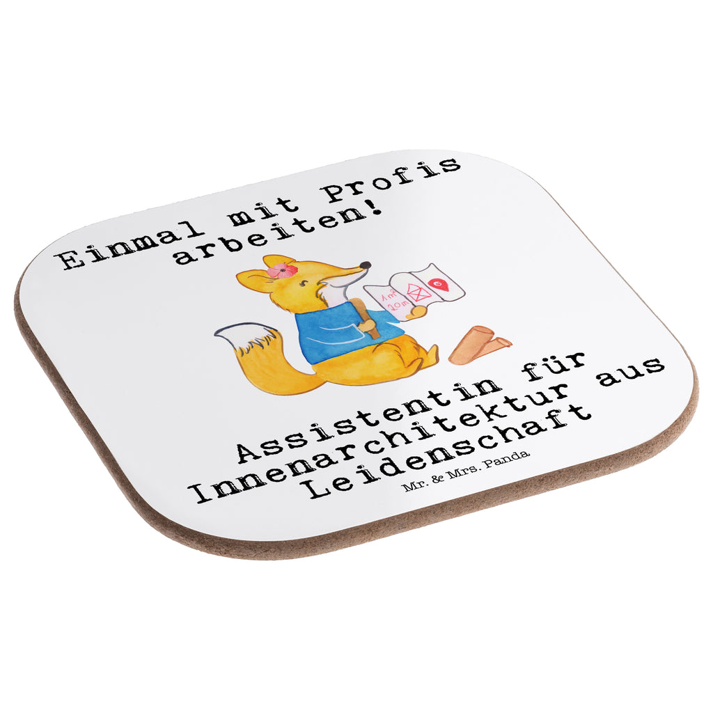 Quadratische Untersetzer Assistentin für Innenarchitektur aus Leidenschaft Bierdeckel, Glasuntersetzer, Untersetzer Gläser, Getränkeuntersetzer, Beruf, Ausbildung, Jubiläum, Abschied, Rente, Kollege, Kollegin, Geschenk, Schenken, Arbeitskollege, Mitarbeiter, Firma, Danke, Dankeschön