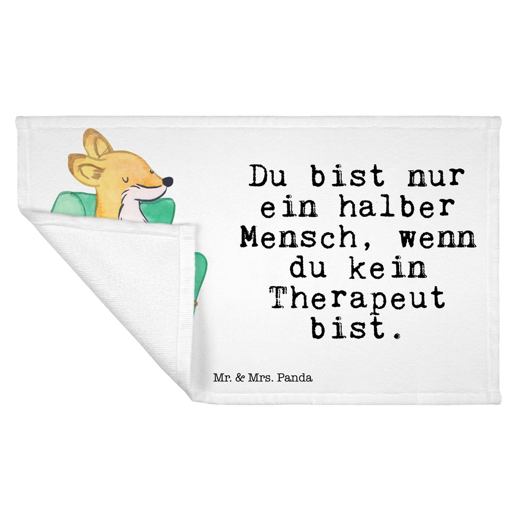 Gäste Handtuch Therapeut mit Herz Gästetuch, Reisehandtuch, Sport Handtuch, Frottier, Kinder Handtuch, Beruf, Ausbildung, Jubiläum, Abschied, Rente, Kollege, Kollegin, Geschenk, Schenken, Arbeitskollege, Mitarbeiter, Firma, Danke, Dankeschön