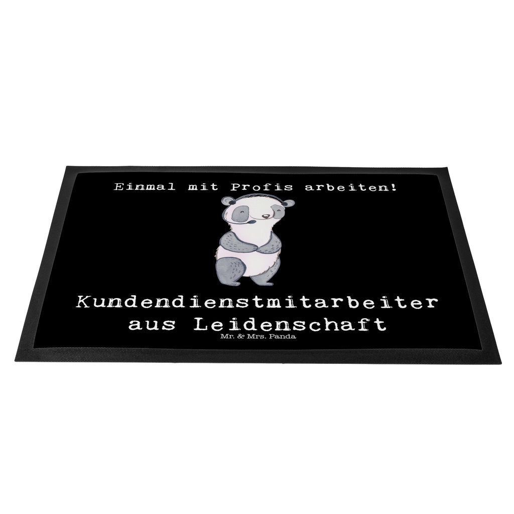 Fußmatte Kundendienstmitarbeiter aus Leidenschaft Kundendienstmitarbeiter, Callcenteragent, customer service, backoffice mitarbeiter,  Türvorleger, Schmutzmatte, Fußabtreter, Matte, Schmutzfänger, Fußabstreifer, Schmutzfangmatte, Türmatte, Motivfußmatte,  Haustürmatte, Vorleger  Beruf, Ausbildung, Jubiläum, Abschied, Rente, Kollege, Kollegin, Geschenk, Schenken, Arbeitskollege, Mitarbeiter, Firma, Danke, Dankeschön