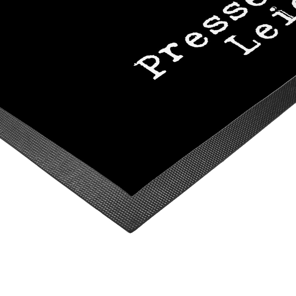 Fußmatte Pressereferent aus Leidenschaft Pressereferent, Pressemitarbeiter, Presseagentur, Studium,  Türvorleger, Schmutzmatte, Fußabtreter, Matte, Schmutzfänger, Fußabstreifer, Schmutzfangmatte, Türmatte, Motivfußmatte,  Haustürmatte, Vorleger  Beruf, Ausbildung, Jubiläum, Abschied, Rente, Kollege, Kollegin, Geschenk, Schenken, Arbeitskollege, Mitarbeiter, Firma, Danke, Dankeschön