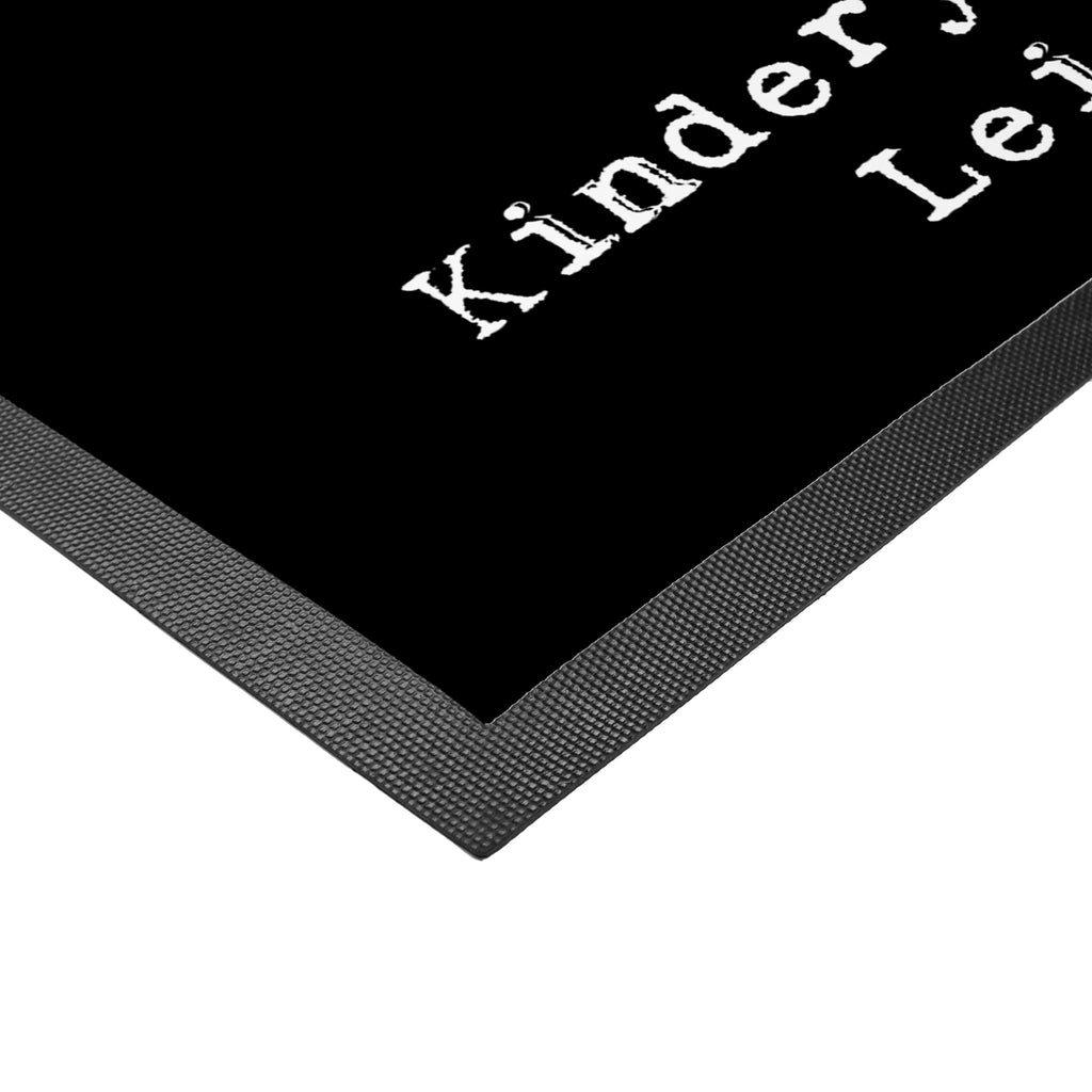 Fußmatte Kinderyogalehrer aus Leidenschaft  Türvorleger, Schmutzmatte, Fußabtreter, Matte, Schmutzfänger, Fußabstreifer, Schmutzfangmatte, Türmatte, Motivfußmatte,  Haustürmatte, Vorleger  Beruf, Ausbildung, Jubiläum, Abschied, Rente, Kollege, Kollegin, Geschenk, Schenken, Arbeitskollege, Mitarbeiter, Firma, Danke, Dankeschön