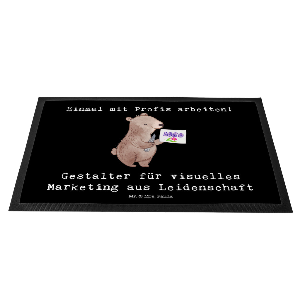 Fußmatte Gestalter für visuelles Marketing aus Leidenschaft  Türvorleger, Schmutzmatte, Fußabtreter, Matte, Schmutzfänger, Fußabstreifer, Schmutzfangmatte, Türmatte, Motivfußmatte,  Haustürmatte, Vorleger  Beruf, Ausbildung, Jubiläum, Abschied, Rente, Kollege, Kollegin, Geschenk, Schenken, Arbeitskollege, Mitarbeiter, Firma, Danke, Dankeschön