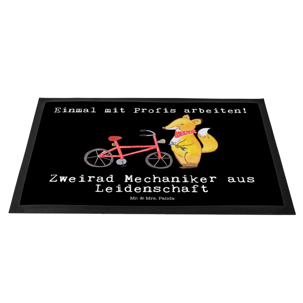 Fußmatte Zweirad Mechaniker aus Leidenschaft  Türvorleger, Schmutzmatte, Fußabtreter, Matte, Schmutzfänger, Fußabstreifer, Schmutzfangmatte, Türmatte, Motivfußmatte,  Haustürmatte, Vorleger  Beruf, Ausbildung, Jubiläum, Abschied, Rente, Kollege, Kollegin, Geschenk, Schenken, Arbeitskollege, Mitarbeiter, Firma, Danke, Dankeschön