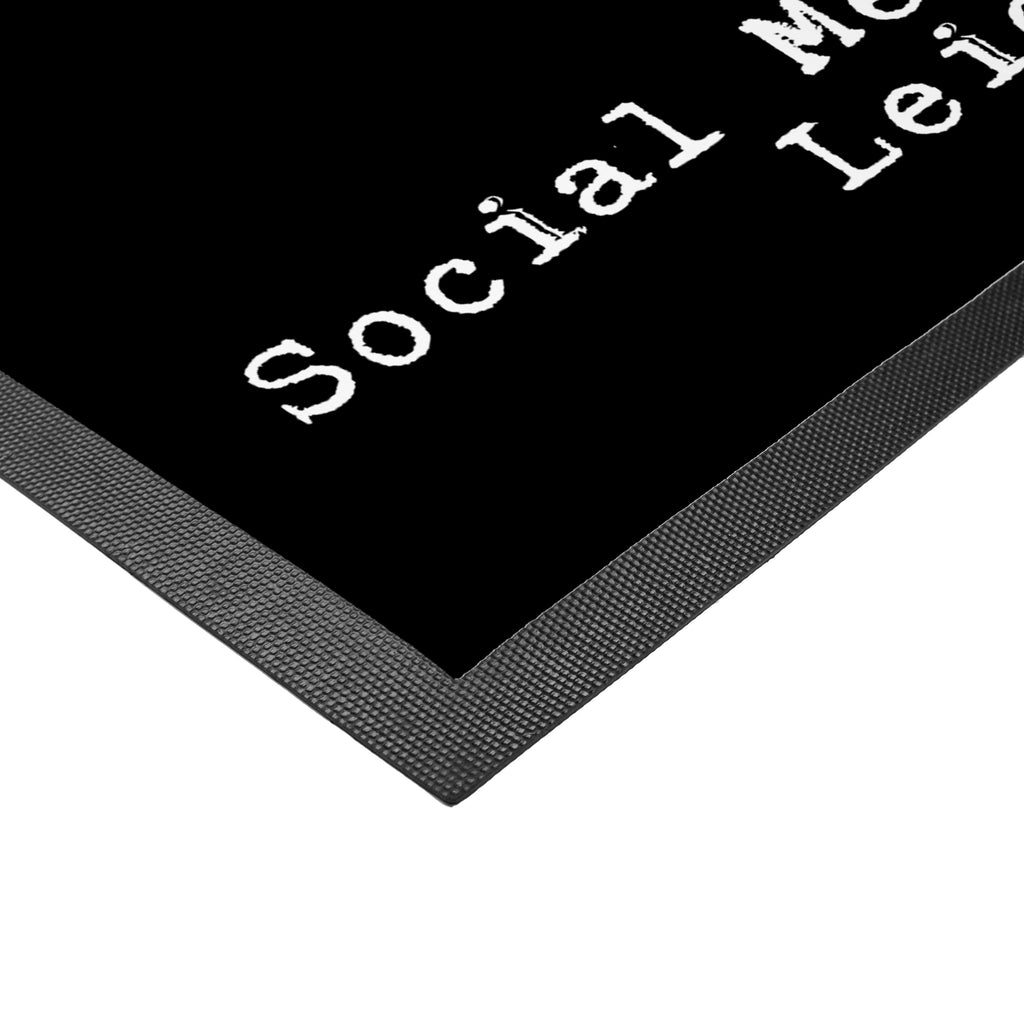 Fußmatte Social Media Manager aus Leidenschaft  Türvorleger, Schmutzmatte, Fußabtreter, Matte, Schmutzfänger, Fußabstreifer, Schmutzfangmatte, Türmatte, Motivfußmatte,  Haustürmatte, Vorleger  Beruf, Ausbildung, Jubiläum, Abschied, Rente, Kollege, Kollegin, Geschenk, Schenken, Arbeitskollege, Mitarbeiter, Firma, Danke, Dankeschön