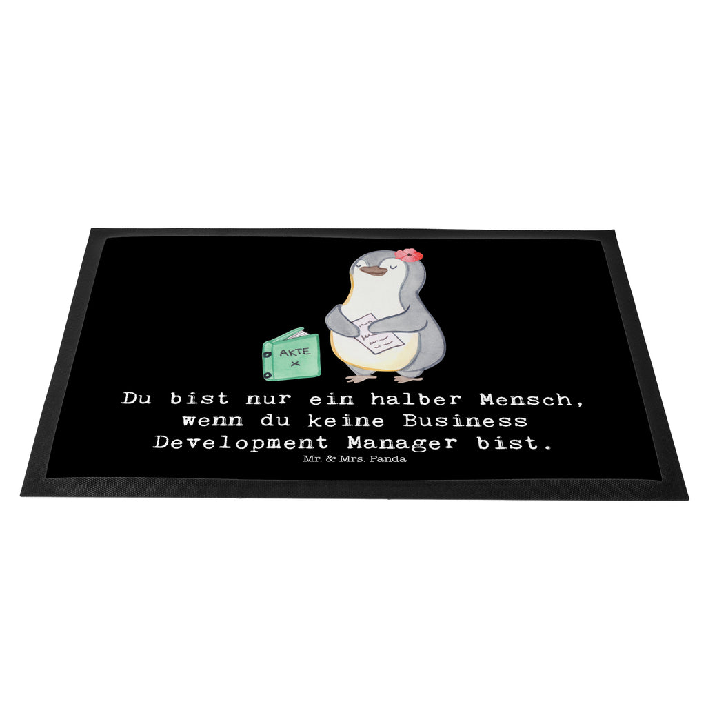 Fußmatte Business Development Manager mit Herz  Türvorleger, Schmutzmatte, Fußabtreter, Matte, Schmutzfänger, Fußabstreifer, Schmutzfangmatte, Türmatte, Motivfußmatte,  Haustürmatte, Vorleger  Beruf, Ausbildung, Jubiläum, Abschied, Rente, Kollege, Kollegin, Geschenk, Schenken, Arbeitskollege, Mitarbeiter, Firma, Danke, Dankeschön