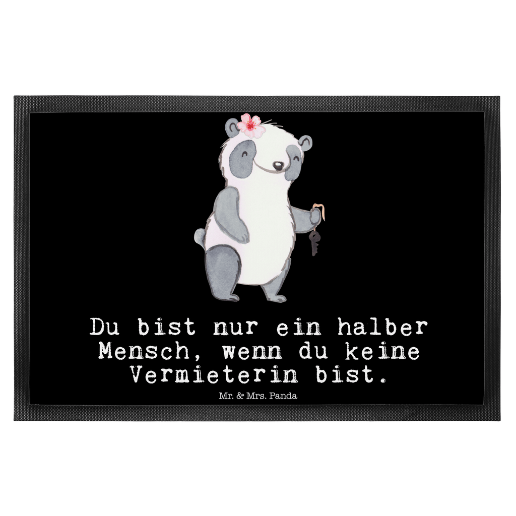Fußmatte Vermieterin mit Herz  Türvorleger, Schmutzmatte, Fußabtreter, Matte, Schmutzfänger, Fußabstreifer, Schmutzfangmatte, Türmatte, Motivfußmatte,  Haustürmatte, Vorleger  Beruf, Ausbildung, Jubiläum, Abschied, Rente, Kollege, Kollegin, Geschenk, Schenken, Arbeitskollege, Mitarbeiter, Firma, Danke, Dankeschön