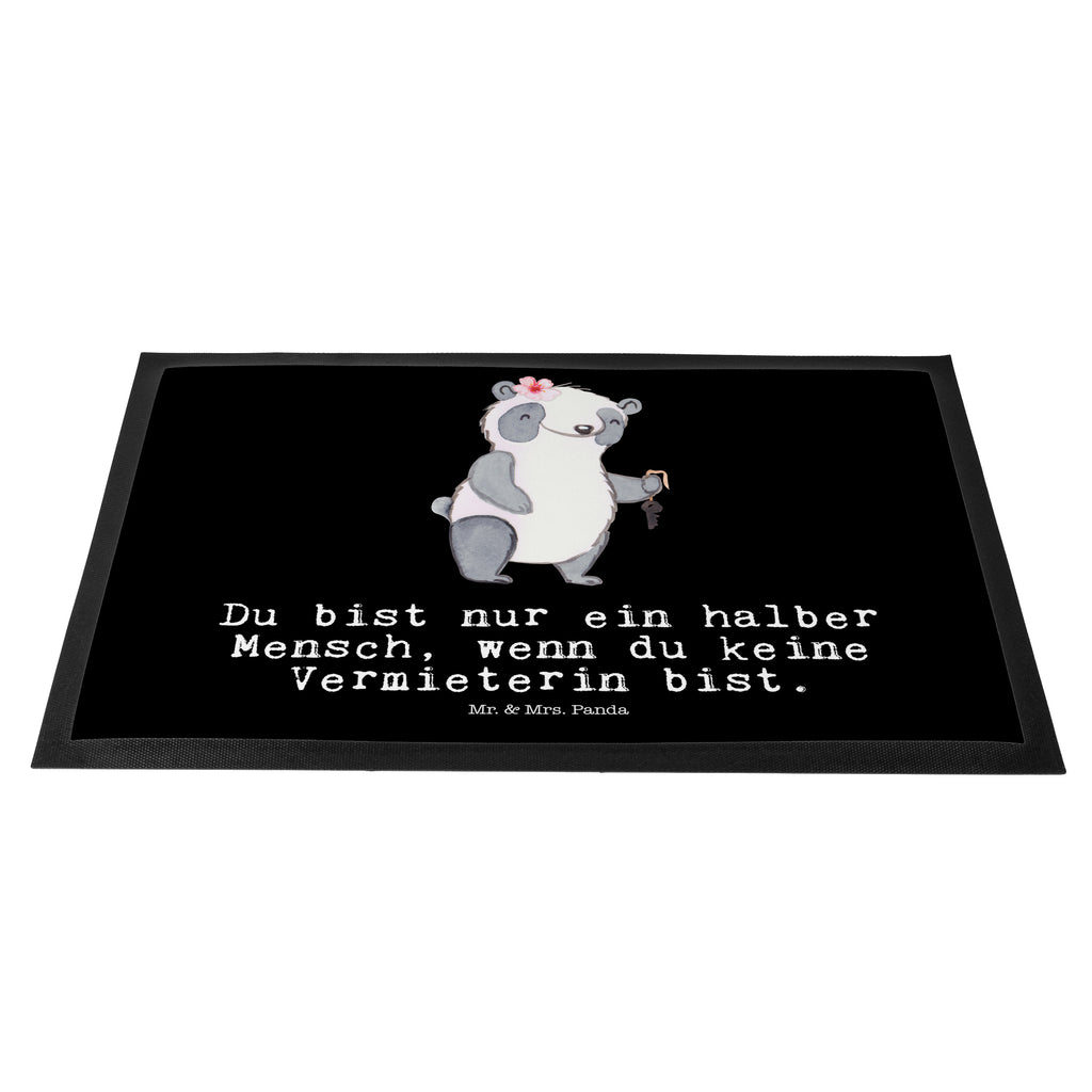 Fußmatte Vermieterin mit Herz  Türvorleger, Schmutzmatte, Fußabtreter, Matte, Schmutzfänger, Fußabstreifer, Schmutzfangmatte, Türmatte, Motivfußmatte,  Haustürmatte, Vorleger  Beruf, Ausbildung, Jubiläum, Abschied, Rente, Kollege, Kollegin, Geschenk, Schenken, Arbeitskollege, Mitarbeiter, Firma, Danke, Dankeschön