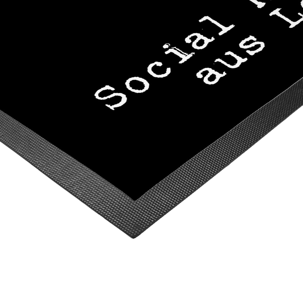 Fußmatte Social Media Managerin aus Leidenschaft  Türvorleger, Schmutzmatte, Fußabtreter, Matte, Schmutzfänger, Fußabstreifer, Schmutzfangmatte, Türmatte, Motivfußmatte,  Haustürmatte, Vorleger  Beruf, Ausbildung, Jubiläum, Abschied, Rente, Kollege, Kollegin, Geschenk, Schenken, Arbeitskollege, Mitarbeiter, Firma, Danke, Dankeschön