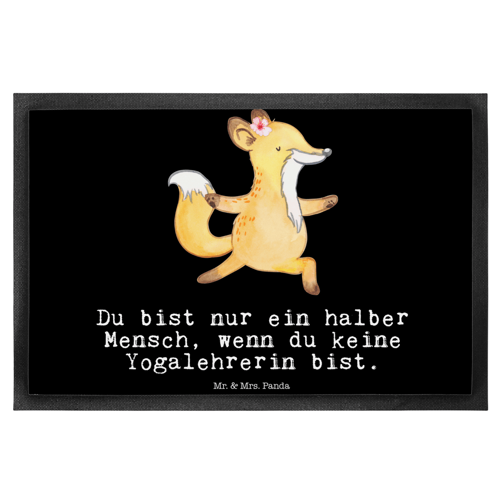 Fußmatte Yogalehrerin mit Herz  Türvorleger, Schmutzmatte, Fußabtreter, Matte, Schmutzfänger, Fußabstreifer, Schmutzfangmatte, Türmatte, Motivfußmatte,  Haustürmatte, Vorleger  Beruf, Ausbildung, Jubiläum, Abschied, Rente, Kollege, Kollegin, Geschenk, Schenken, Arbeitskollege, Mitarbeiter, Firma, Danke, Dankeschön