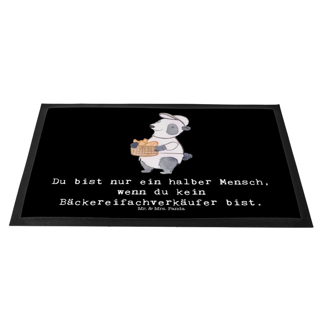 Fußmatte Bäckereifachverkäufer mit Herz Bäckereifachverkäufer, Backwarenverkäufer, Bäckerei, Backstube, Bäckerladen, Brotmanufaktur,  Türvorleger, Schmutzmatte, Fußabtreter, Matte, Schmutzfänger, Fußabstreifer, Schmutzfangmatte, Türmatte, Motivfußmatte,  Haustürmatte, Vorleger  Beruf, Ausbildung, Jubiläum, Abschied, Rente, Kollege, Kollegin, Geschenk, Schenken, Arbeitskollege, Mitarbeiter, Firma, Danke, Dankeschön