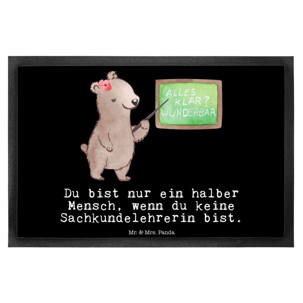 Fußmatte Sachkundelehrerin mit Herz Sachkundelehrerin, Sachkundeunterricht, Schule, Grundschule,  Türvorleger, Schmutzmatte, Fußabtreter, Matte, Schmutzfänger, Fußabstreifer, Schmutzfangmatte, Türmatte, Motivfußmatte,  Haustürmatte, Vorleger  Beruf, Ausbildung, Jubiläum, Abschied, Rente, Kollege, Kollegin, Geschenk, Schenken, Arbeitskollege, Mitarbeiter, Firma, Danke, Dankeschön