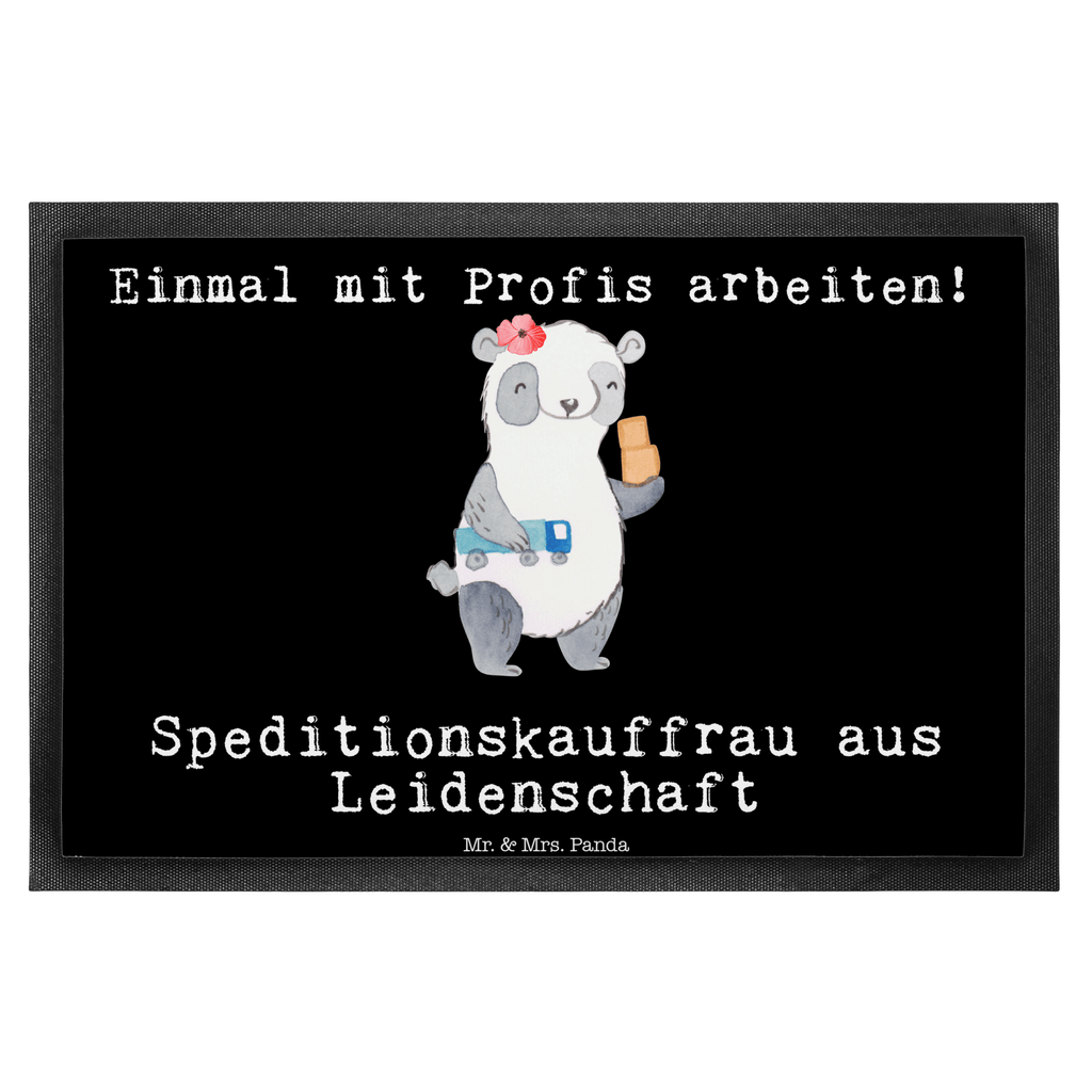 Fußmatte Speditionskauffrau aus Leidenschaft  Türvorleger, Schmutzmatte, Fußabtreter, Matte, Schmutzfänger, Fußabstreifer, Schmutzfangmatte, Türmatte, Motivfußmatte,  Haustürmatte, Vorleger  Beruf, Ausbildung, Jubiläum, Abschied, Rente, Kollege, Kollegin, Geschenk, Schenken, Arbeitskollege, Mitarbeiter, Firma, Danke, Dankeschön