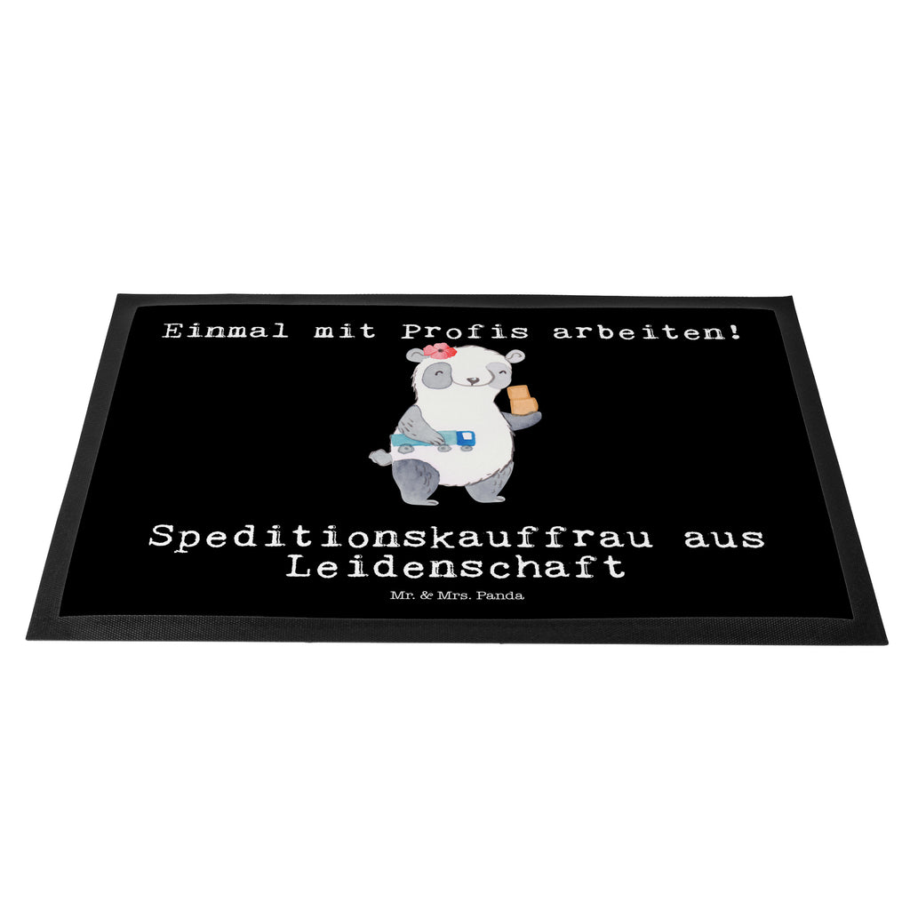 Fußmatte Speditionskauffrau aus Leidenschaft  Türvorleger, Schmutzmatte, Fußabtreter, Matte, Schmutzfänger, Fußabstreifer, Schmutzfangmatte, Türmatte, Motivfußmatte,  Haustürmatte, Vorleger  Beruf, Ausbildung, Jubiläum, Abschied, Rente, Kollege, Kollegin, Geschenk, Schenken, Arbeitskollege, Mitarbeiter, Firma, Danke, Dankeschön
